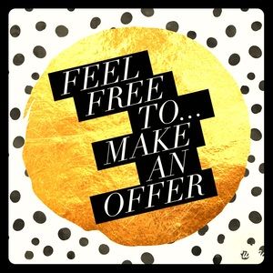 ✅ Go for it! I accept most offers